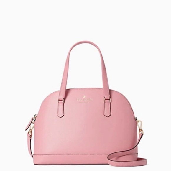 Kate Spade Pink Satchel with Silver Accents - Picture 1 of 9